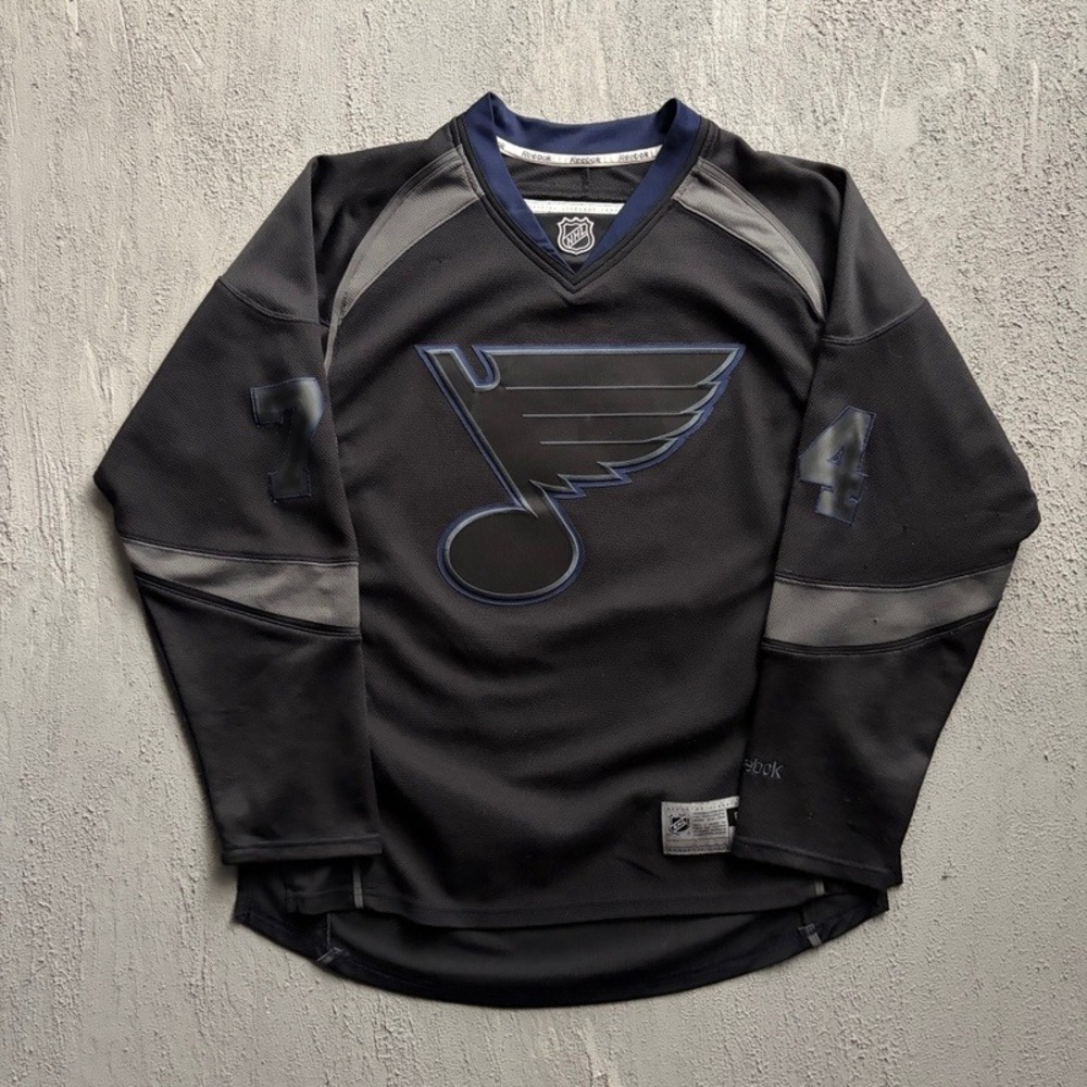 TJ Oshie St Louis Blues Jersey Small Black 2010s NHL Reebok